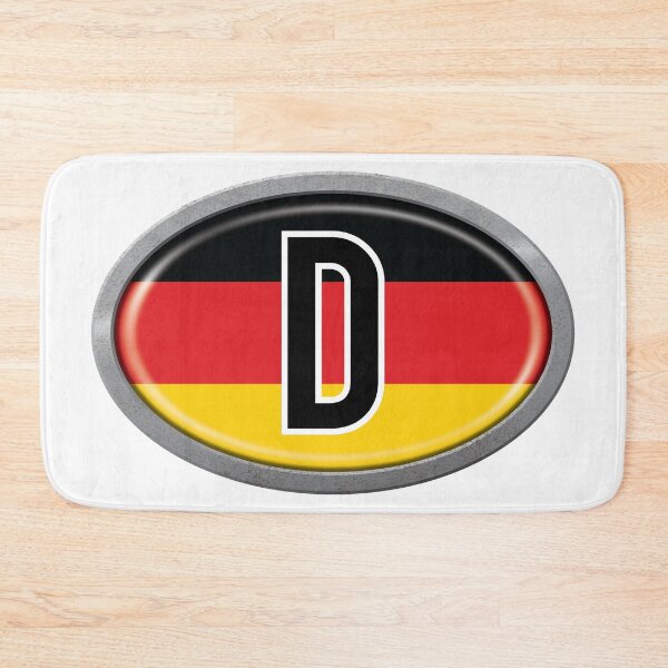 Item preview, Germany International Vehicle Code Metal Plate designed and sold by travelwitheric.