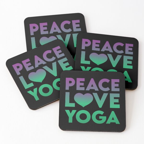 Item preview, Peace Love Yoga Premium T-Shirt designed and sold by YogaFire.