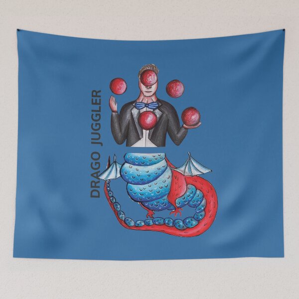 Item preview, DRAGO JUGGLER by FrankenDuo blue designed and sold by FrankenDuo.