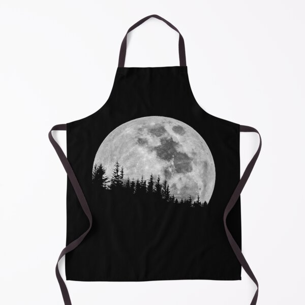 Item preview, Full Moon And Pine Forest Shadow designed and sold by Nature Hues.