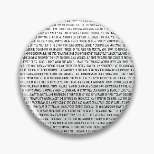 Item preview, Shadowhunter Quote Compilation designed and sold by 1ive.