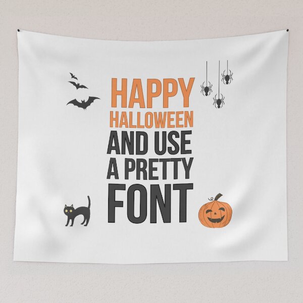Item preview, Happy Halloween and use a nice font designed and sold by Vaishnavi Deo.
