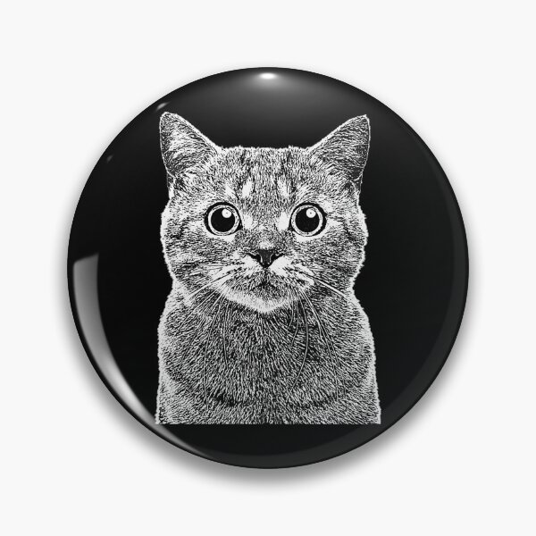 Item preview, Gato blanco y negro designed and sold by CreativeBlue.