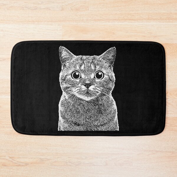 Item preview, Cat Black And White designed and sold by CreativeBlue.