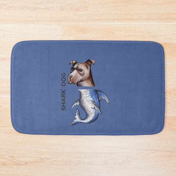 Item preview, SHARK DOG by FrankenDuo azure blue designed and sold by FrankenDuo.