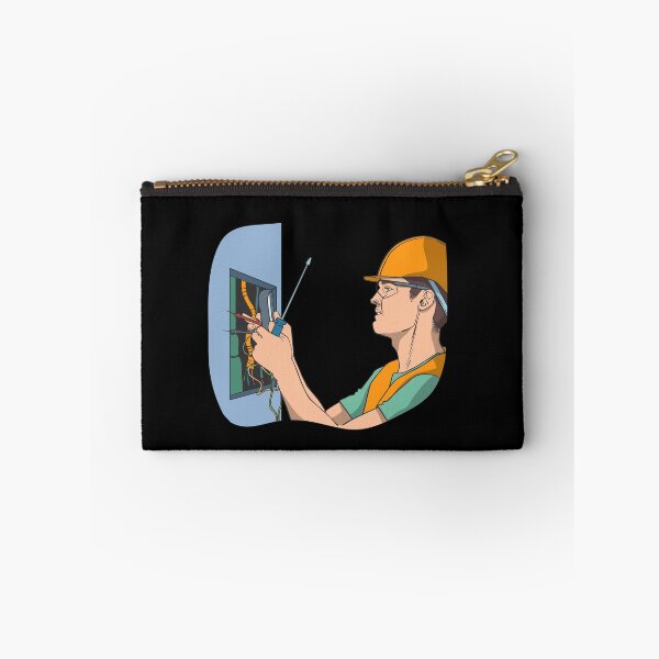 Item preview, Electrician at the control cabinet designed and sold by Monkey Ful.