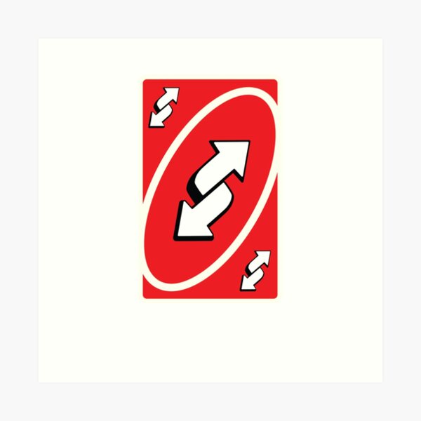 Custom Discord Emoji — uno reverse card (blue/yellow,/red/green