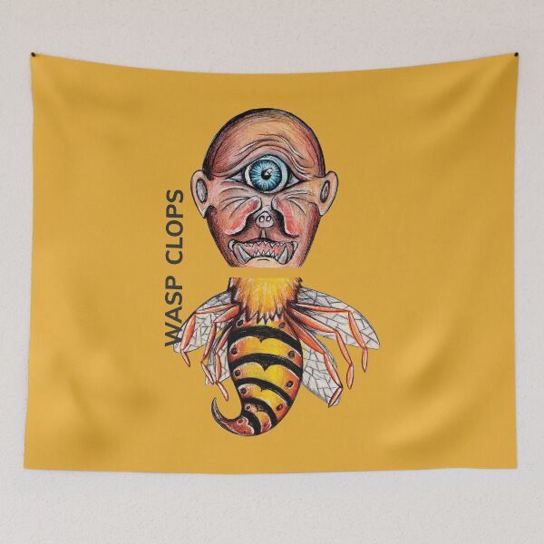 Item preview, WASP CLOPS by FrankenDuo honey yellow designed and sold by FrankenDuo.