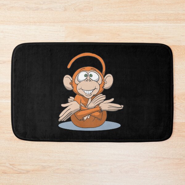 Item preview, Monkey yoga embryo pose designed and sold by Monkey Ful.