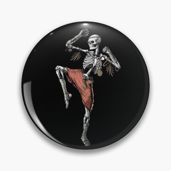 Item preview, Skeleton Muay Thai Fighter designed and sold by underheaven.
