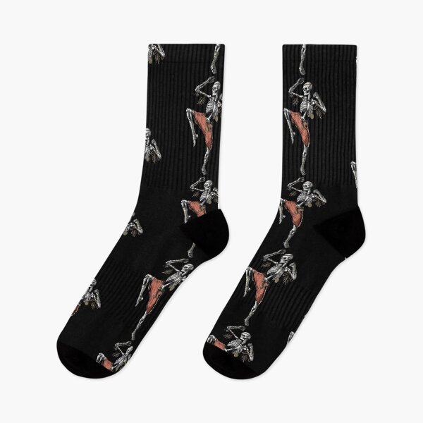Item preview, Skeleton Muay Thai Fighter designed and sold by underheaven.