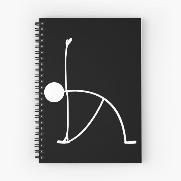 Item preview, Yoga stickman in Trikonasana pose designed and sold by Monkey Ful.