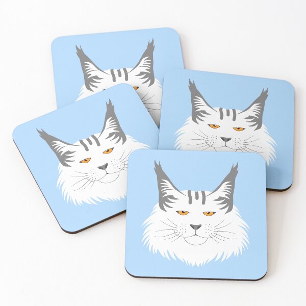 Item preview,  Maine Coon Cat Head Emoji designed and sold by lulululupaint.