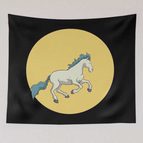Item preview, Wild horse in front of the moon designed and sold by Monkey Ful.