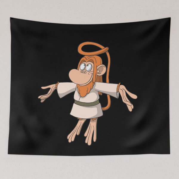 Item preview, Monkey in Jesus outfit designed and sold by Monkey Ful.