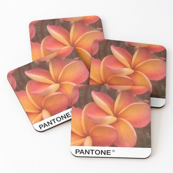 Item preview, enchanting plumeria pantone swatch designed and sold by thebitchesclub.