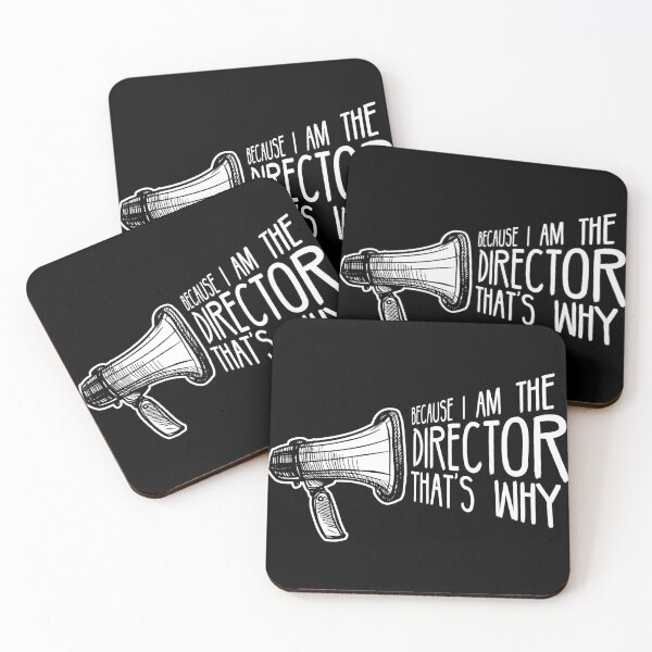 Item preview, Because I Am The Director That Is Why gift, Movie Maker gift print designed and sold by Lisbob.