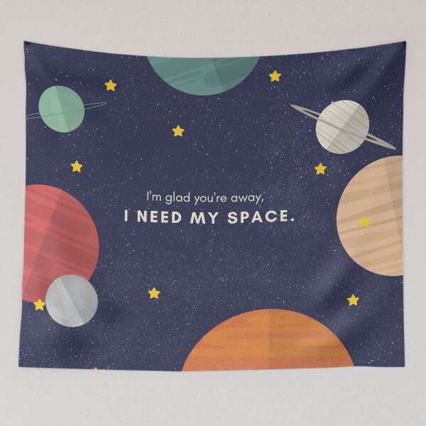 Item preview, I'm glad you're away, I NEED MY SPACE. designed and sold by Amalzaki.