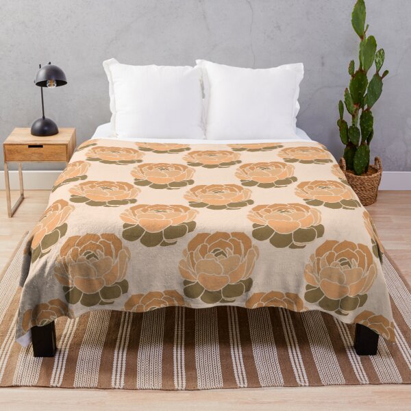 Item preview, Seamless Succulent Pattern Orange designed and sold by everything4eva.