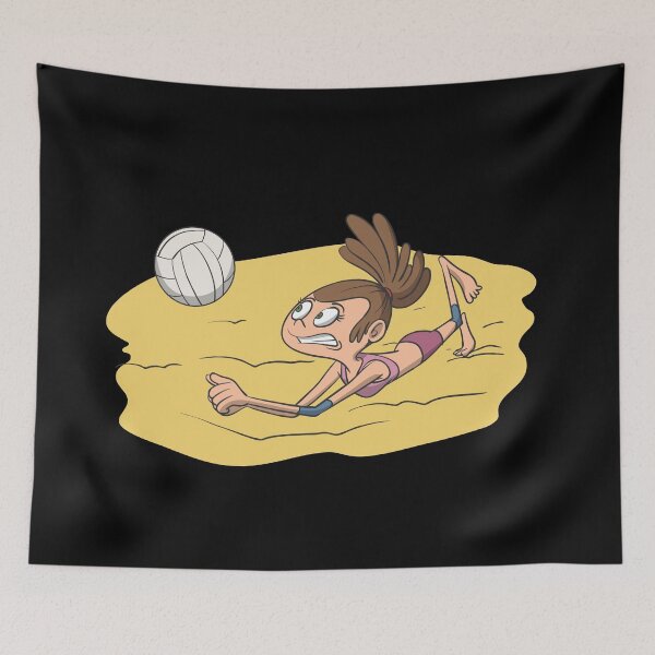 Item preview, Beach volleyball dive jump designed and sold by Monkey Ful.