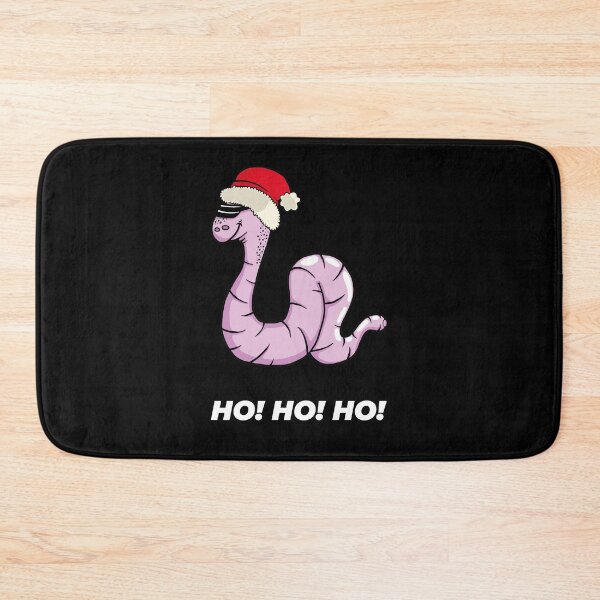 Item preview, Funny Cool Worm Christmas Santa Claus designed and sold by RJ-Art.