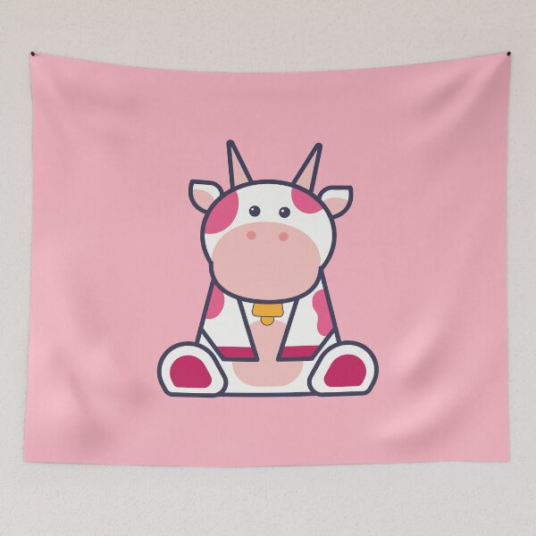 Aperçu de l'œuvre Vache fraise créée et vendue par ZodesignArt.