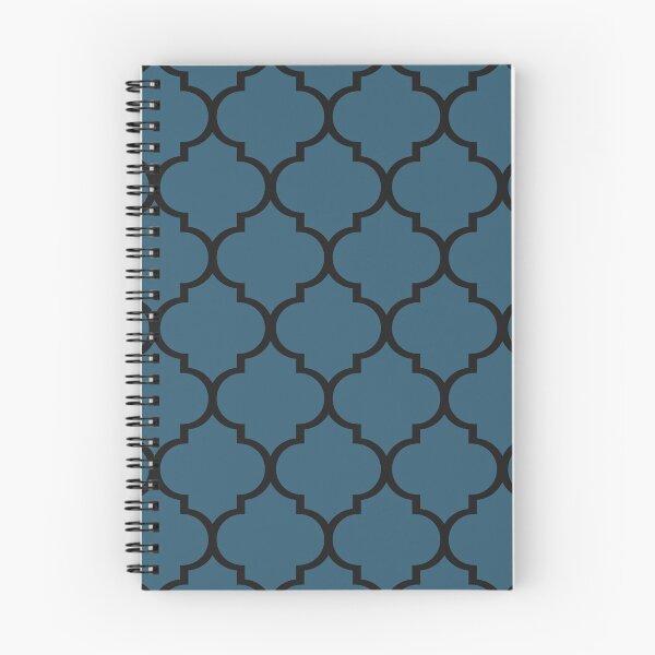 Item preview,  Deep Blue and Black Moroccan Trellis Pattern designed and sold by James Prince.