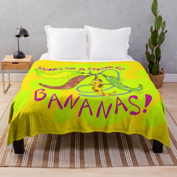 Item preview, Worms On A String Go Bananas designed and sold by SeesawsArt.