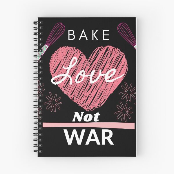 Item preview, Bake Love NOT War! designed and sold by Gifty-Designs.