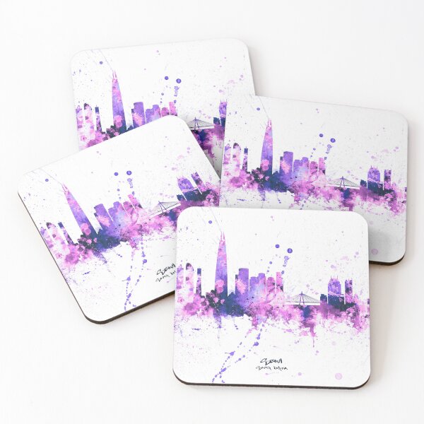 Item preview, Seoul Skyline South Korea designed and sold by ArtPrints.
