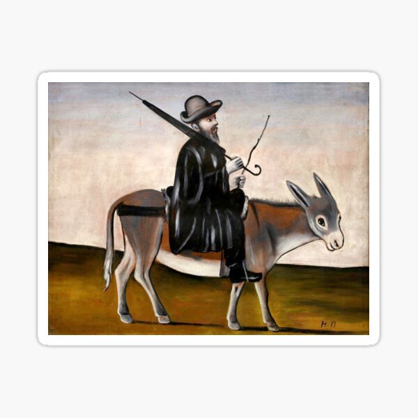Item preview, Niko Pirosmani - Healer on a Donkey designed and sold by NewNomads.