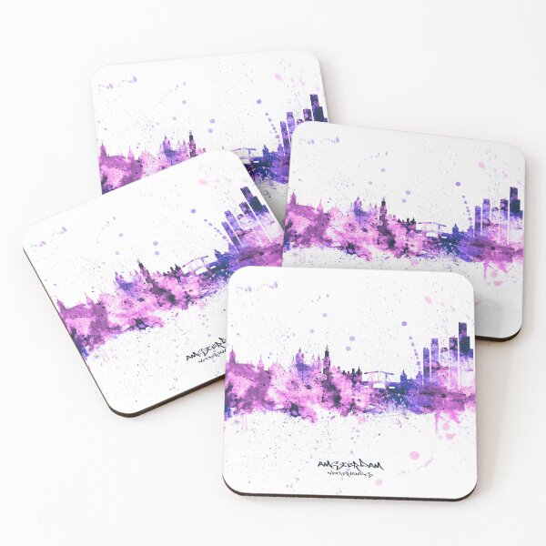 Item preview, Amsterdam The Netherlands Skyline designed and sold by ArtPrints.