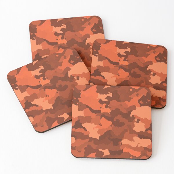 Item preview, Orange Camouflage Pattern  designed and sold by everything4eva.