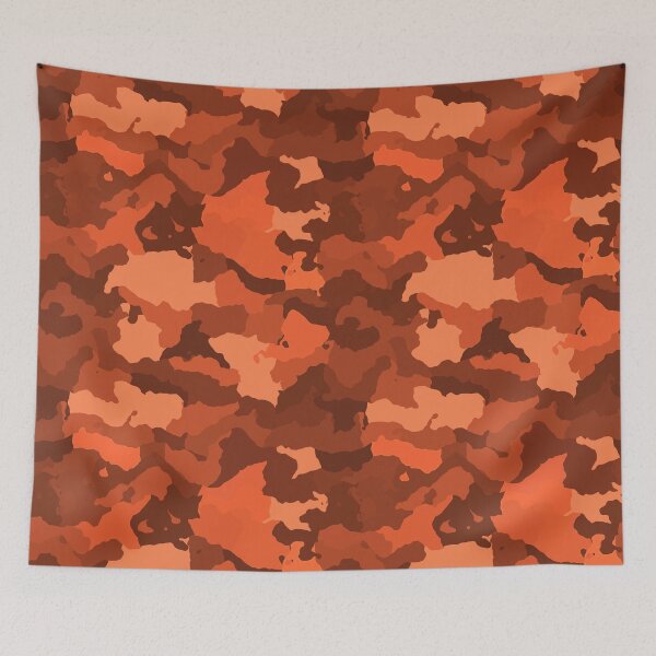 Item preview, Orange Camouflage Pattern  designed and sold by everything4eva.