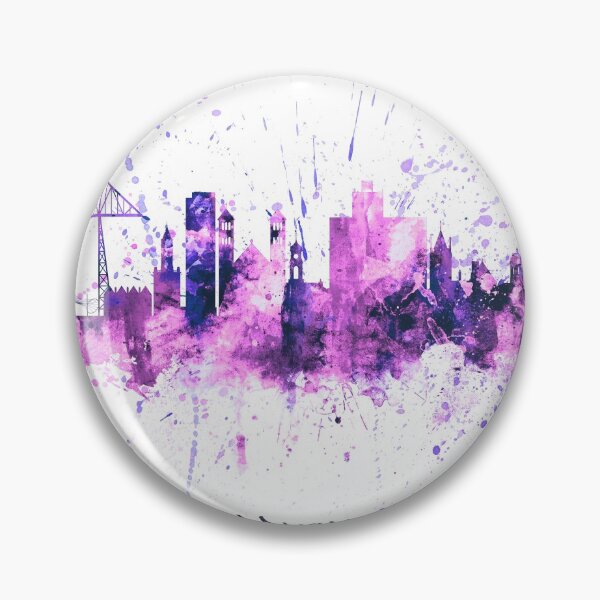 Item preview, Middlesbrough England Skyline designed and sold by ArtPrints.
