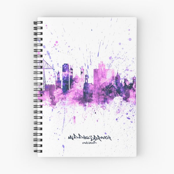 Item preview, Middlesbrough England Skyline designed and sold by ArtPrints.