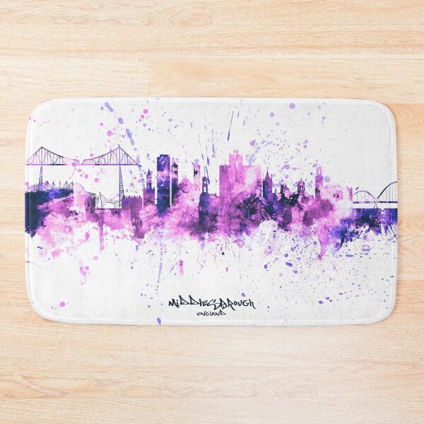 Item preview, Middlesbrough England Skyline designed and sold by ArtPrints.