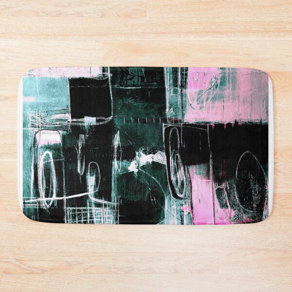Item preview, Black Pink Modern Geometric Painting designed and sold by Leywald.