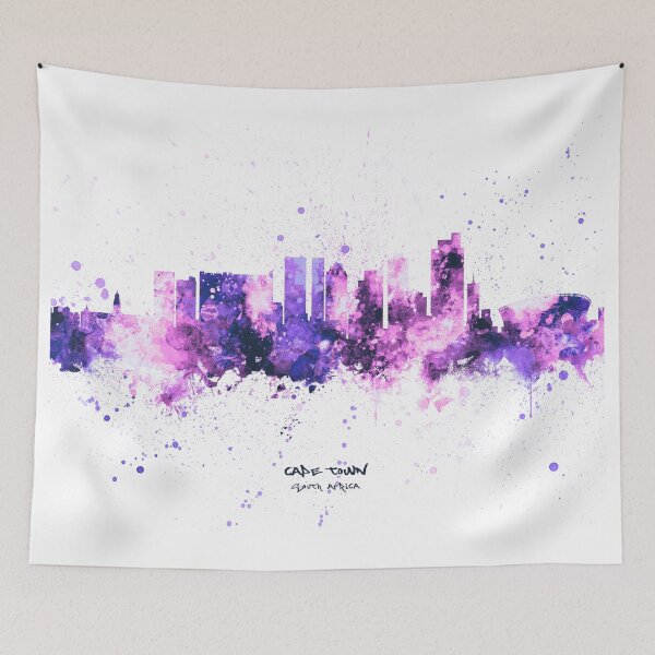 Item preview, Cape Town South Africa Skyline designed and sold by ArtPrints.