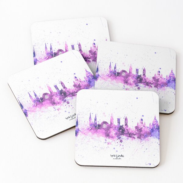 Item preview, Helsinki Finland Skyline designed and sold by ArtPrints.