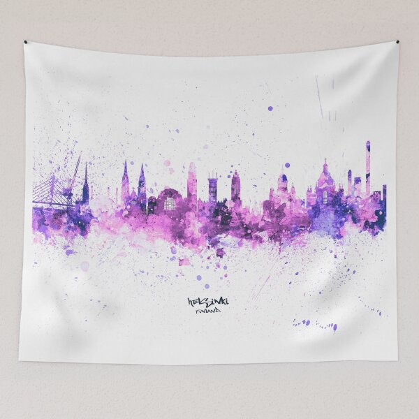 Item preview, Helsinki Finland Skyline designed and sold by ArtPrints.