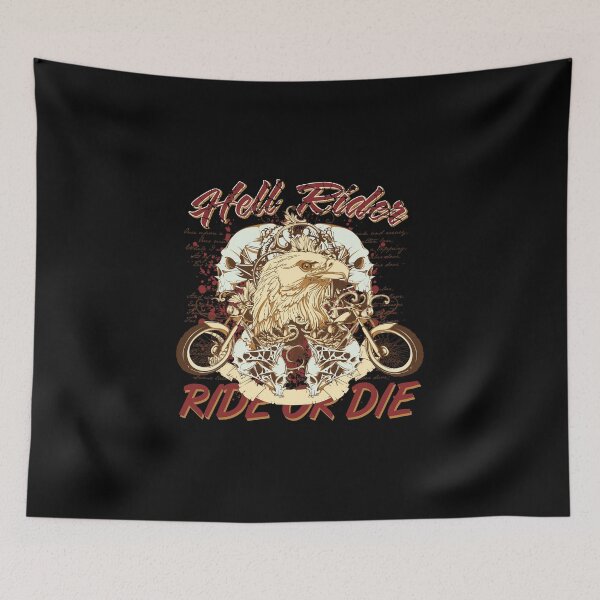 Item preview, hell riders ride or die designed and sold by PUNCH ME IN SHOP.