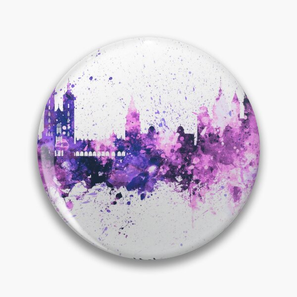 Item preview, Krakow Poland Skyline designed and sold by ArtPrints.