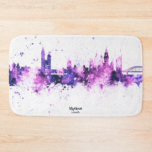 Item preview, Krakow Poland Skyline designed and sold by ArtPrints.