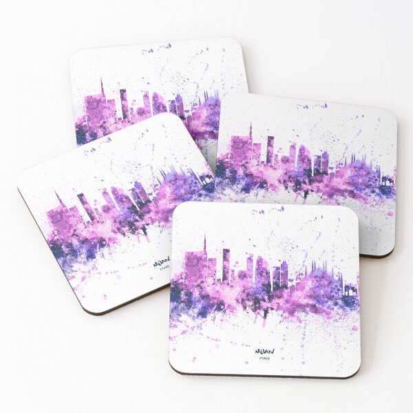 Item preview, Milan Italy Skyline designed and sold by ArtPrints.