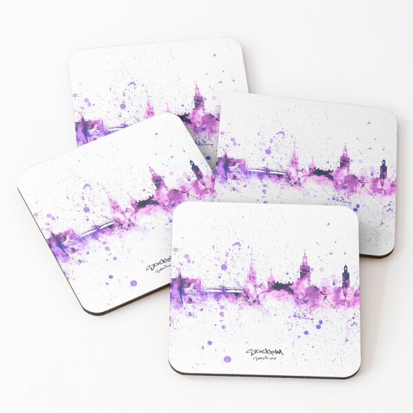 Item preview, Stockholm Sweden Skyline designed and sold by ArtPrints.