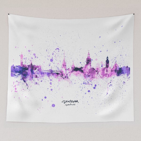 Item preview, Stockholm Sweden Skyline designed and sold by ArtPrints.