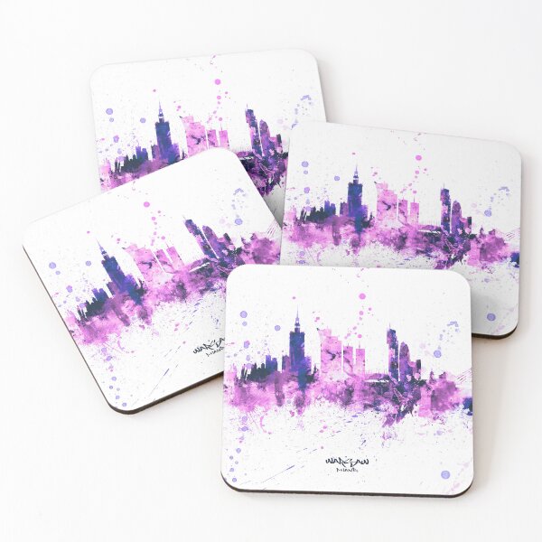 Aperçu de l'œuvre Warsaw Poland Skyline créée et vendue par ArtPrints.
