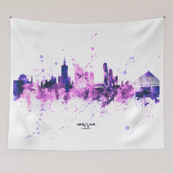 Item preview, Warsaw Poland Skyline designed and sold by ArtPrints.