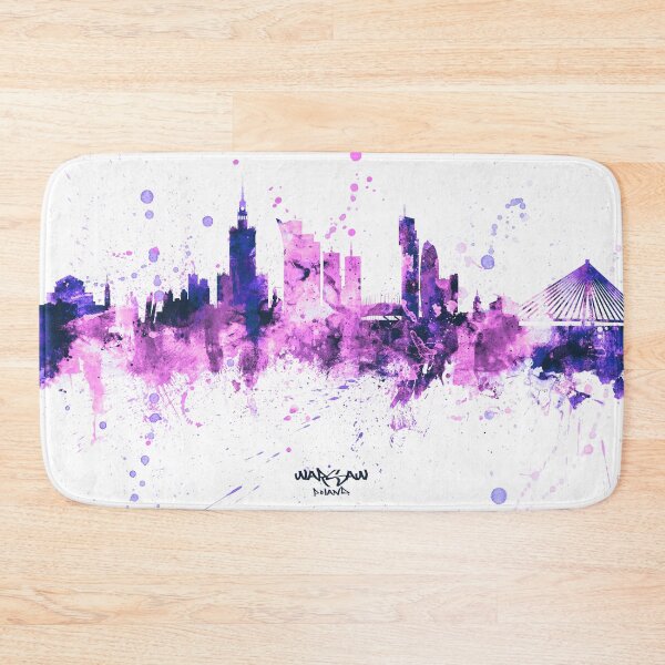 Item preview, Warsaw Poland Skyline designed and sold by ArtPrints.